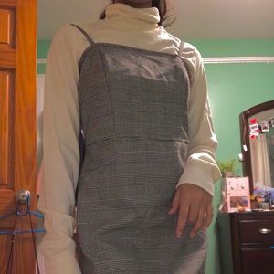 y2k checkered dress forever 21 small